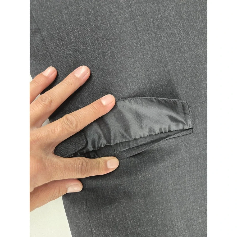 Bonobos Men's Slim Fit 2 Button Wool Blend‎ Blazer 15400 Charcoal Size 40R
